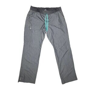 FIGS Large Technical Collection Scrub Pants Joggers Scrub Pants Gray Women’s